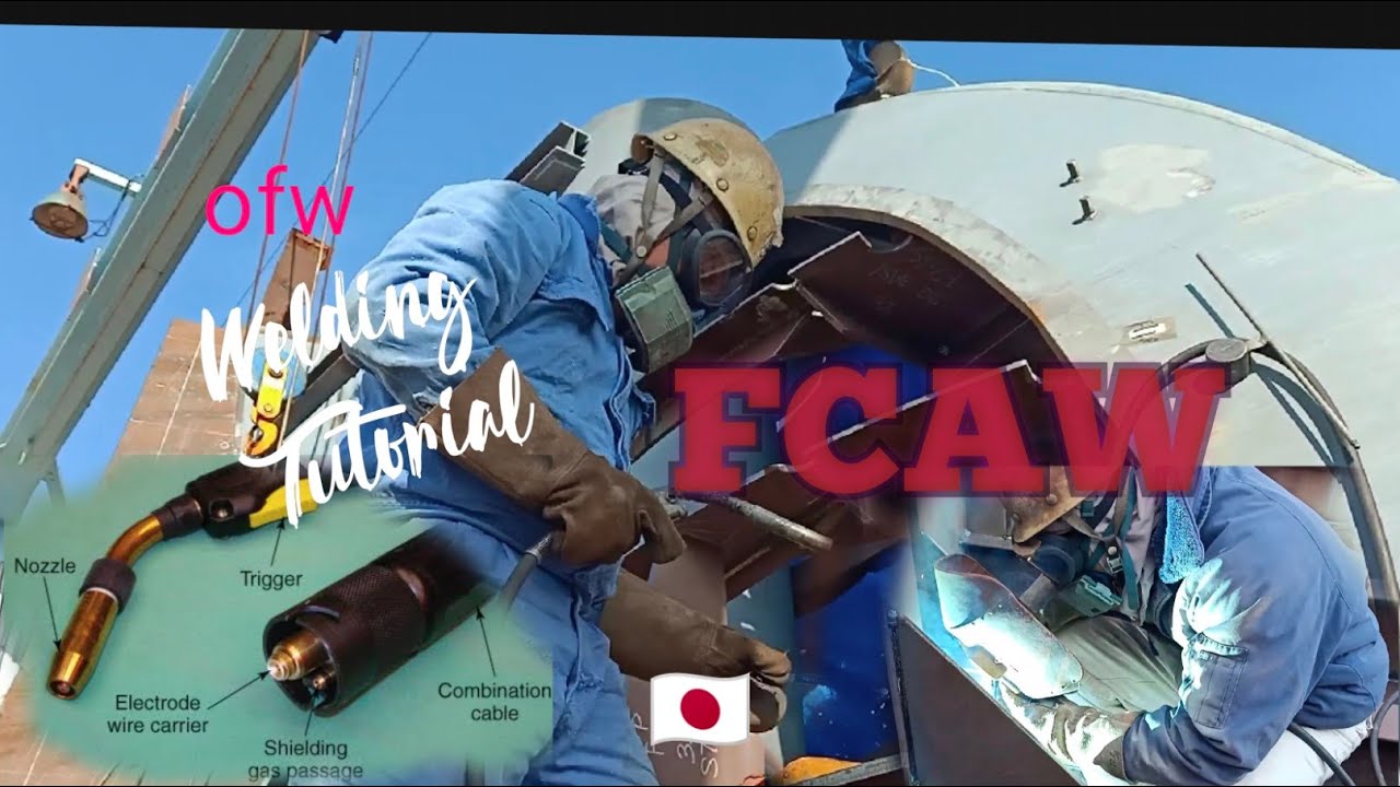 FCAW machine tutorial || Shipyard building - Japan || Pitoy's tv