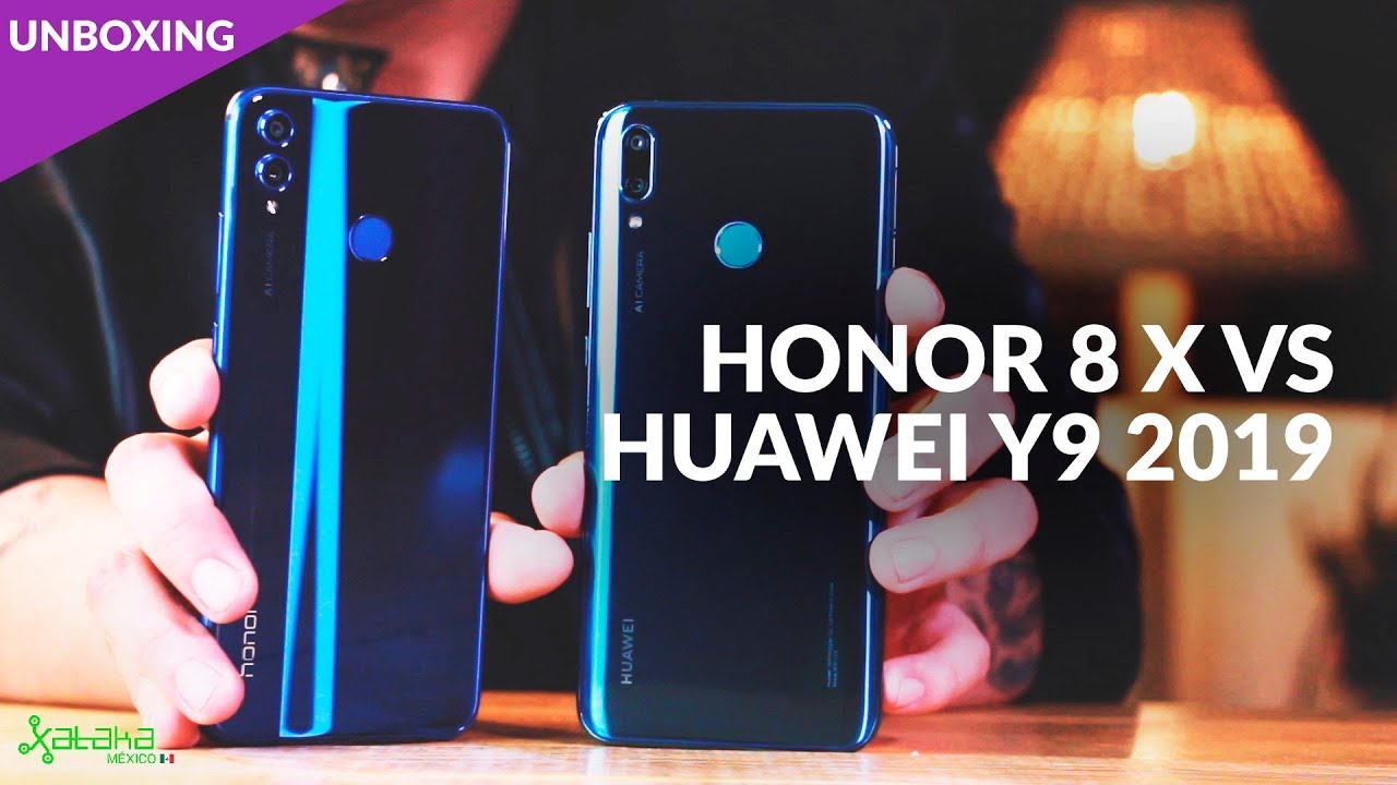 Honor 8X vs Huawei Y9: así inicia la GAMA MEDIA de MÉXICO en 2019