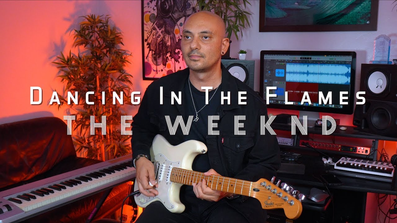 The Weeknd - Dancing In The Flames (Electric Guitar Cover by Richard Galiguis)