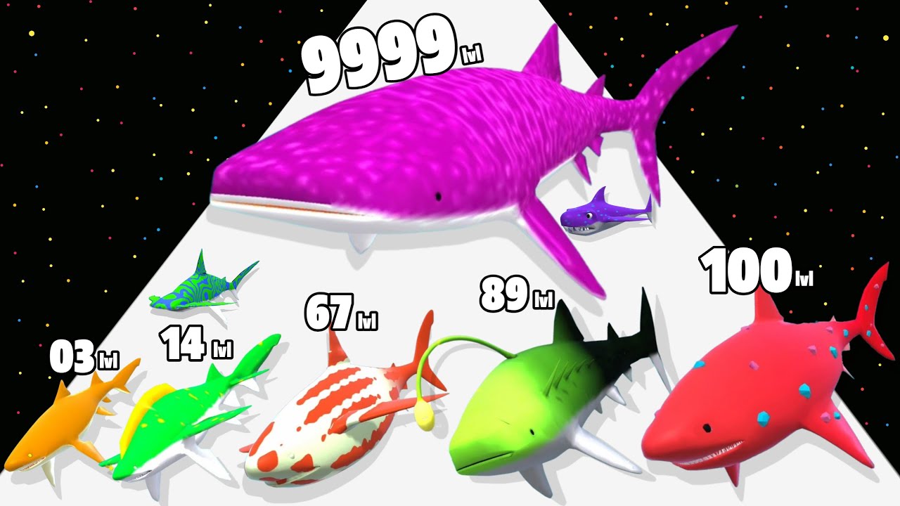 Shark Attack Evolution - Level Up Shark Max Level Gameplay