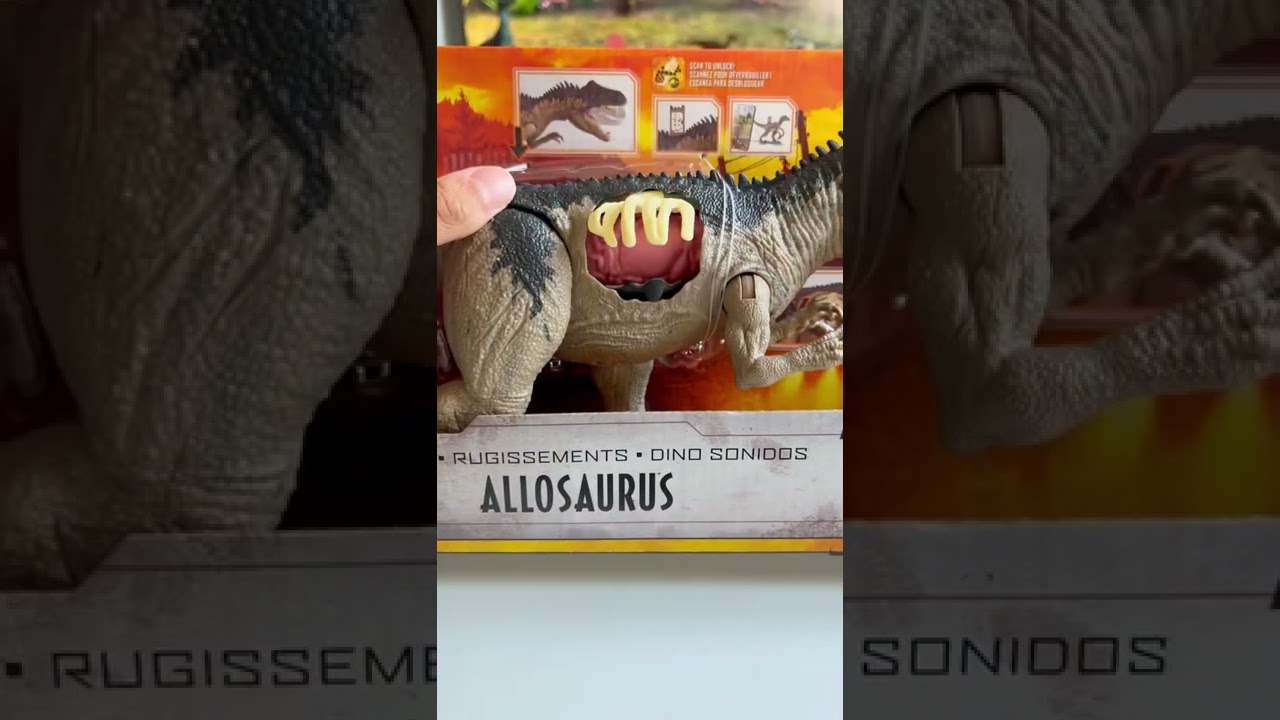 Big EXTREME DAMAGE on new Jurassic World Allosaurus!