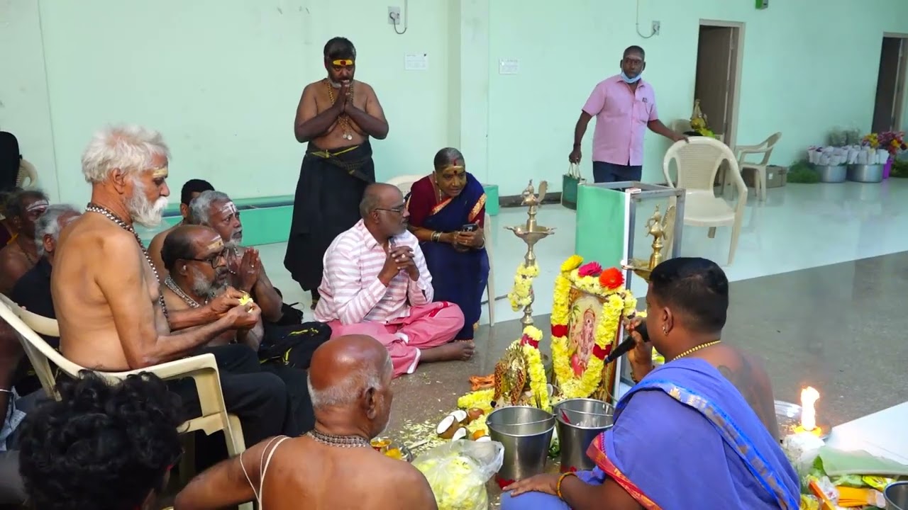 Ayyappa padi pooja at vanniar block ayyappa swamy baktha brundham, chittoor.