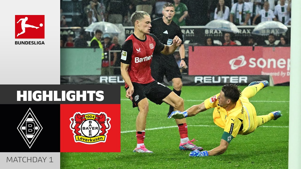 PURE Drama in 90 +11!! | Borussia M'gladbach - Bayer 04 Leverkusen 2-3 | Highlights | MD 1 &ndash; 2024/25