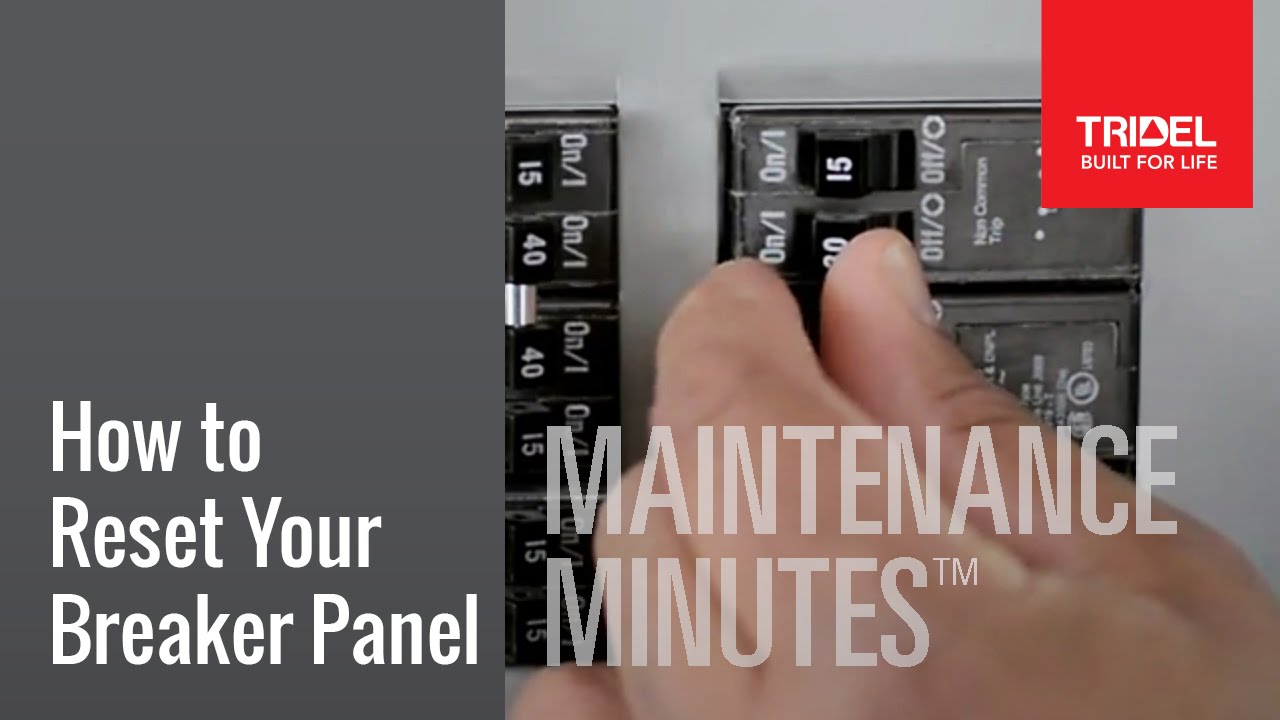 How to Reset Your Breaker Panel