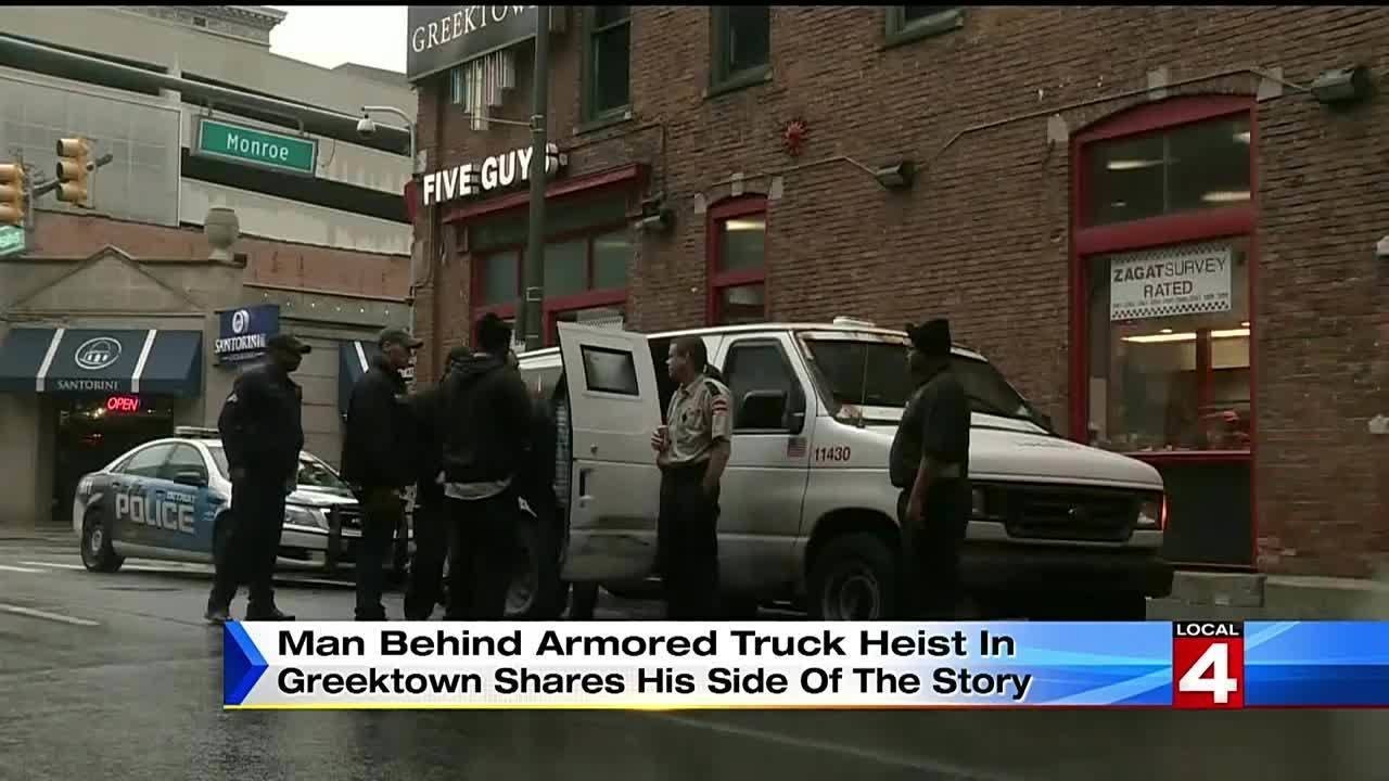 Man behind armored truck heist speaks