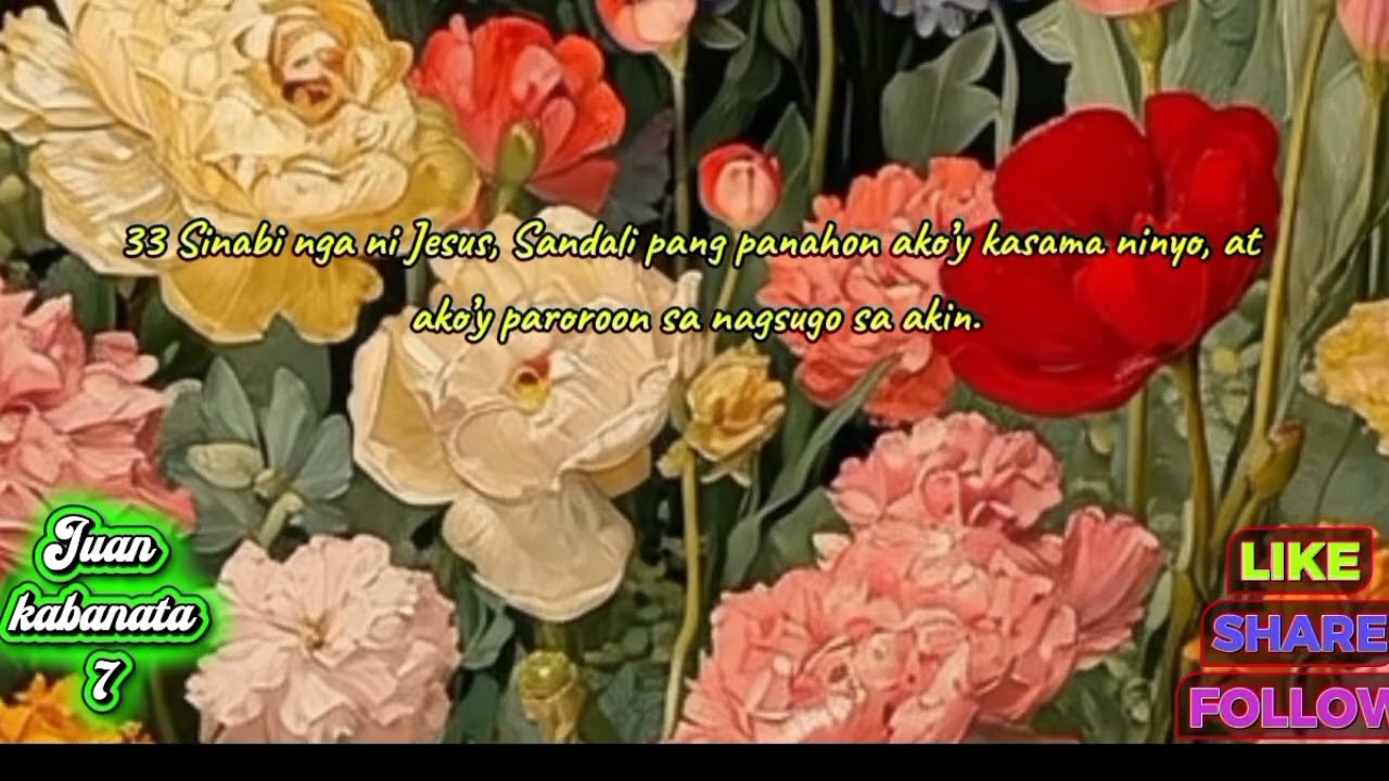 #juan kabanata 7 Tagalog bible reading with audio 