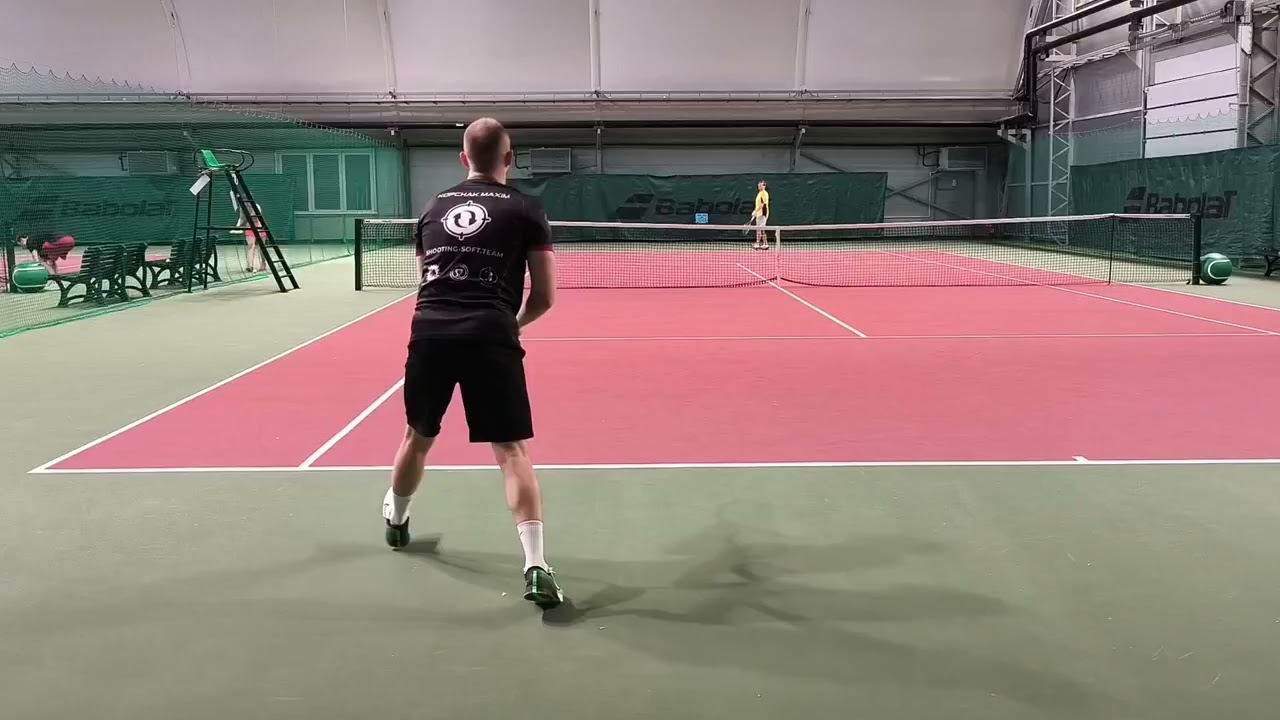 Only right leg. #tennis