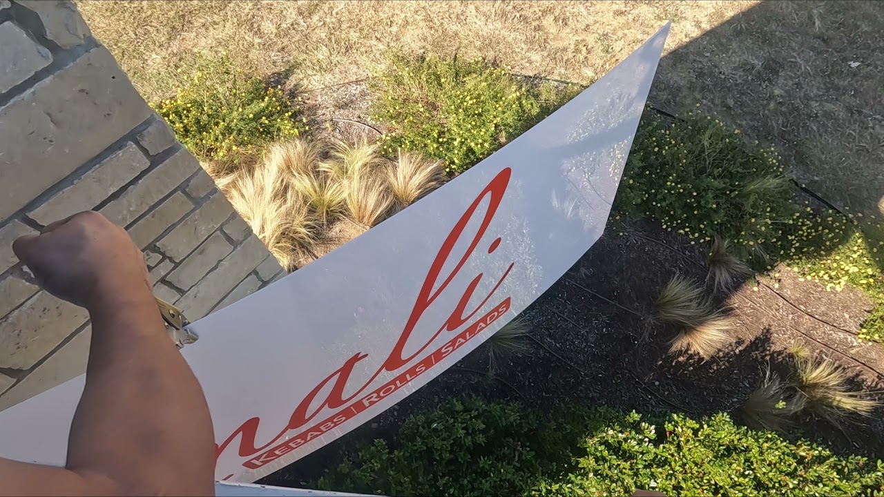 Installing New Faces On a Monument Sign