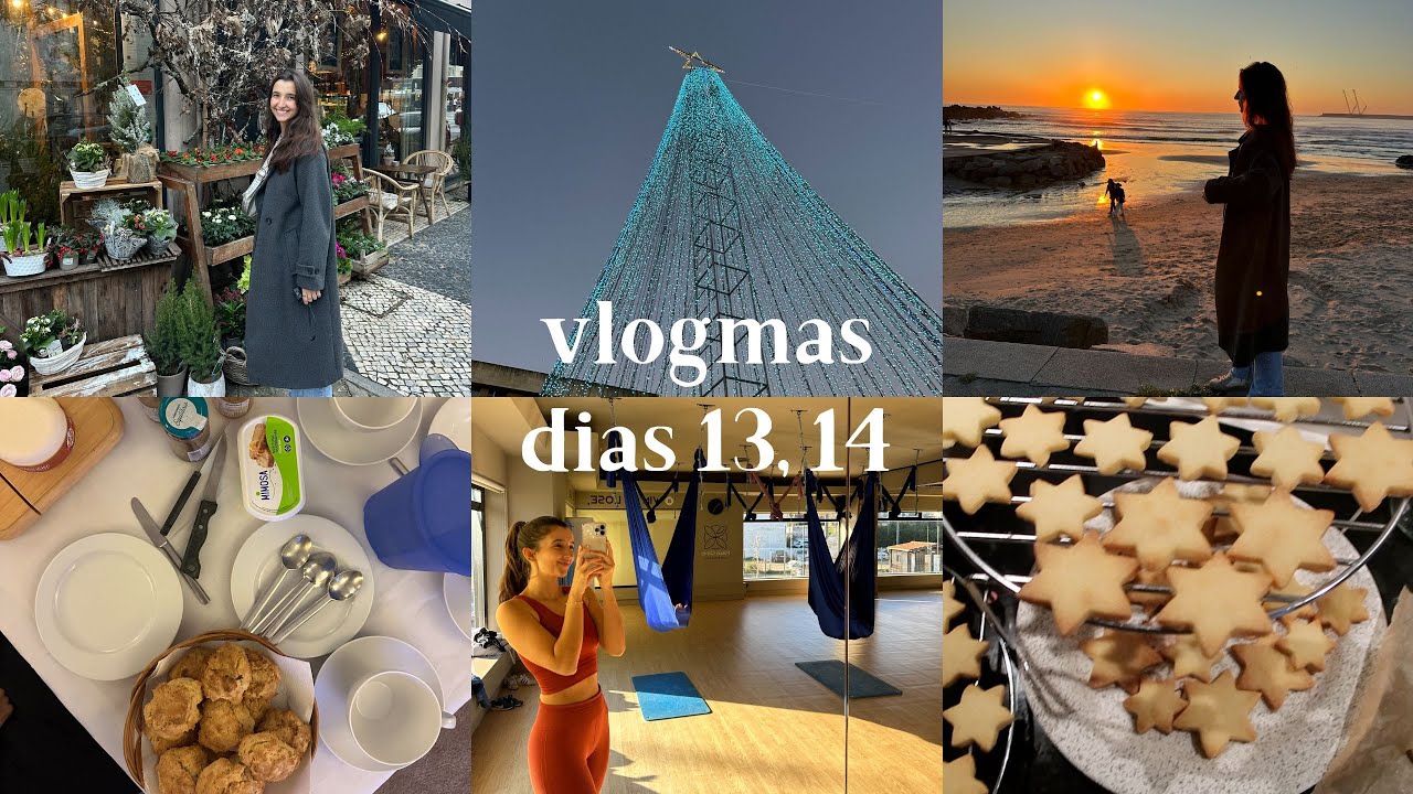 Mercado de Natal, festival de hambúrgueres e domingo de bolachas | Vlogmas dias 13, 14