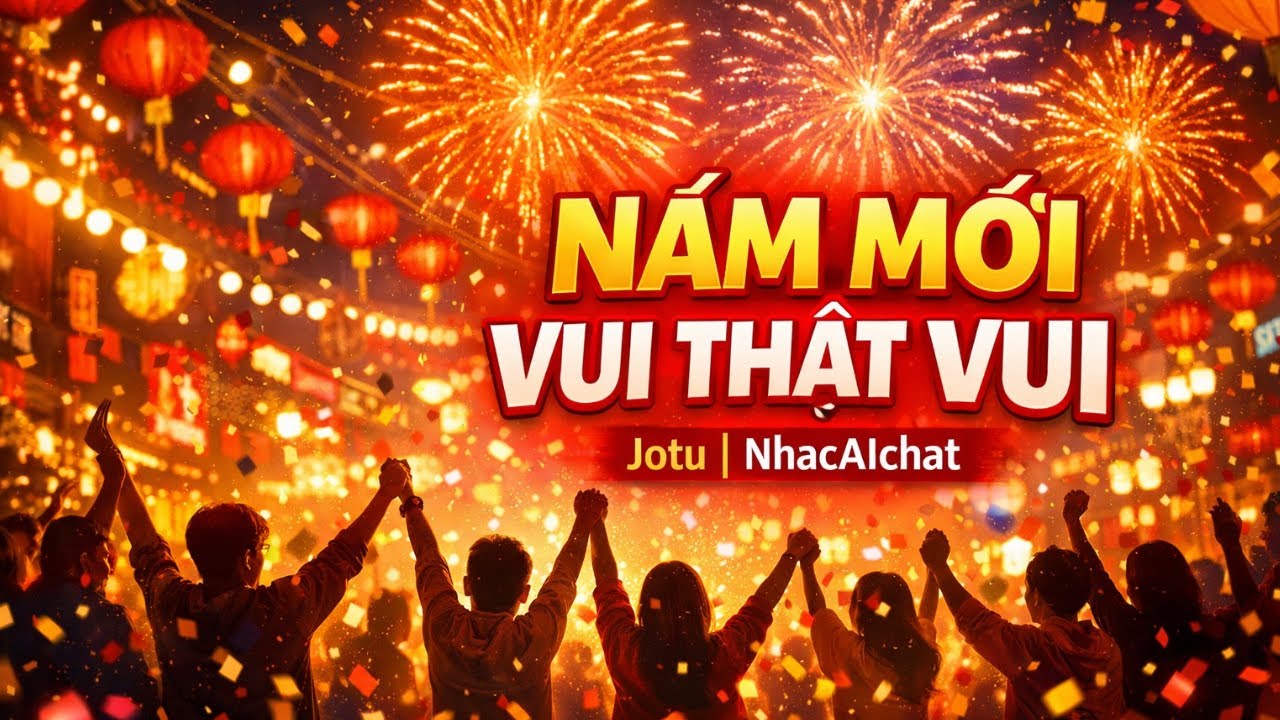 NĂM MỚI VUI THẬT VUI 🎆 | Nhạc Tết Vui Nhộn – Ai Cũng Hát Được | Jotu Nhacaichat