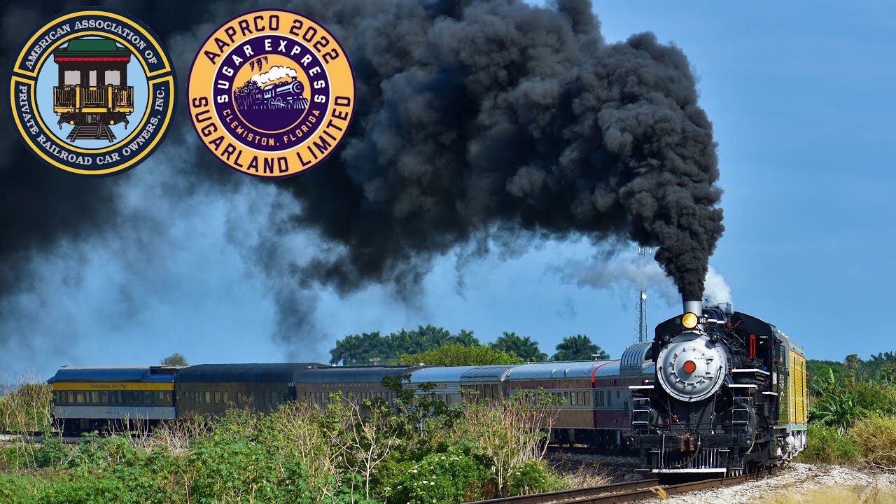 Steam and Private Varnish Part 2: Chasing US Sugar Steam Engine 148 on the AAPRCO Sugarland Limited!