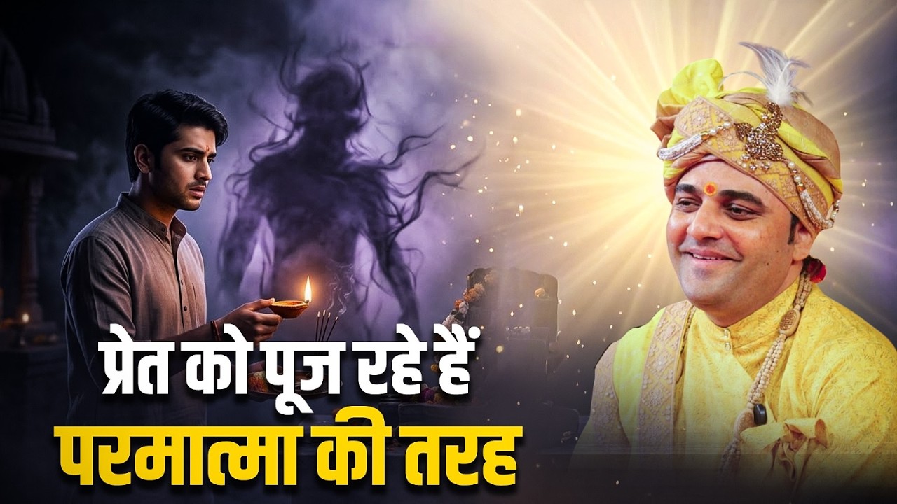 प्रेत को पूज रहे हैं परमात्मा की तरह | #shreebalajidhamhaansi #ghost #sanatani