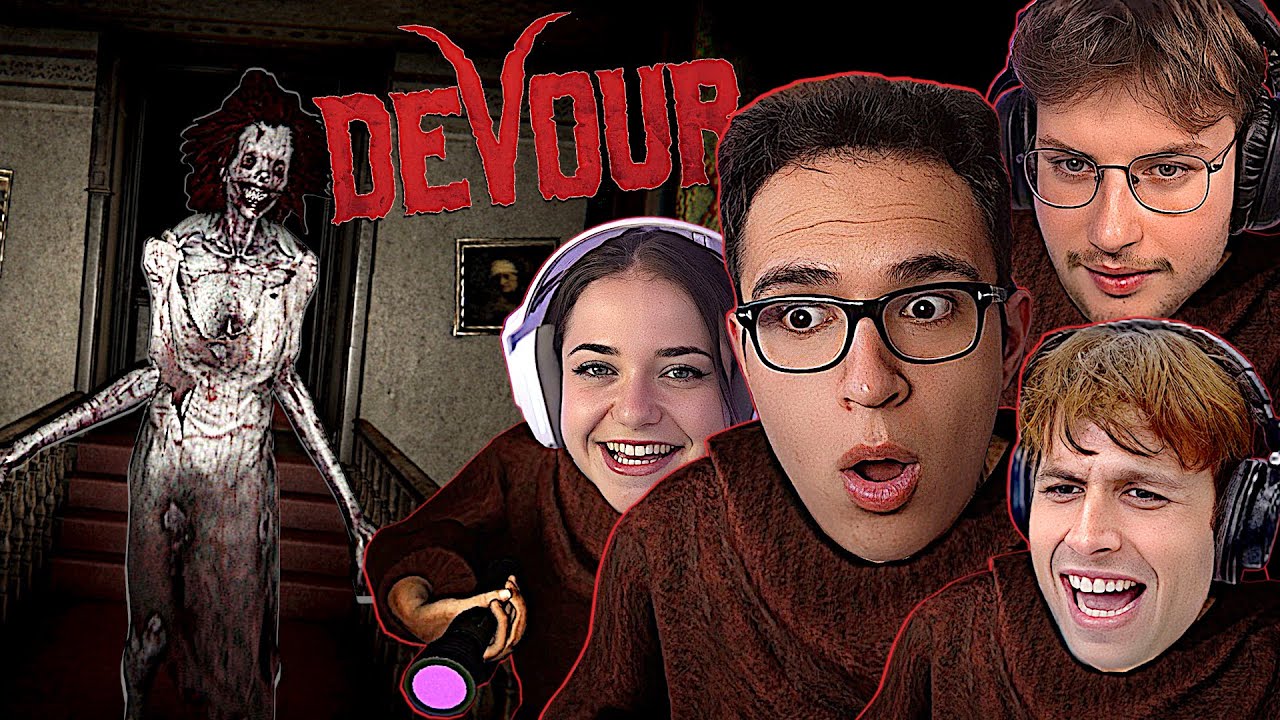 😂 JUGANDO al DEVOUR con NONI, AXOZER y RAWITA