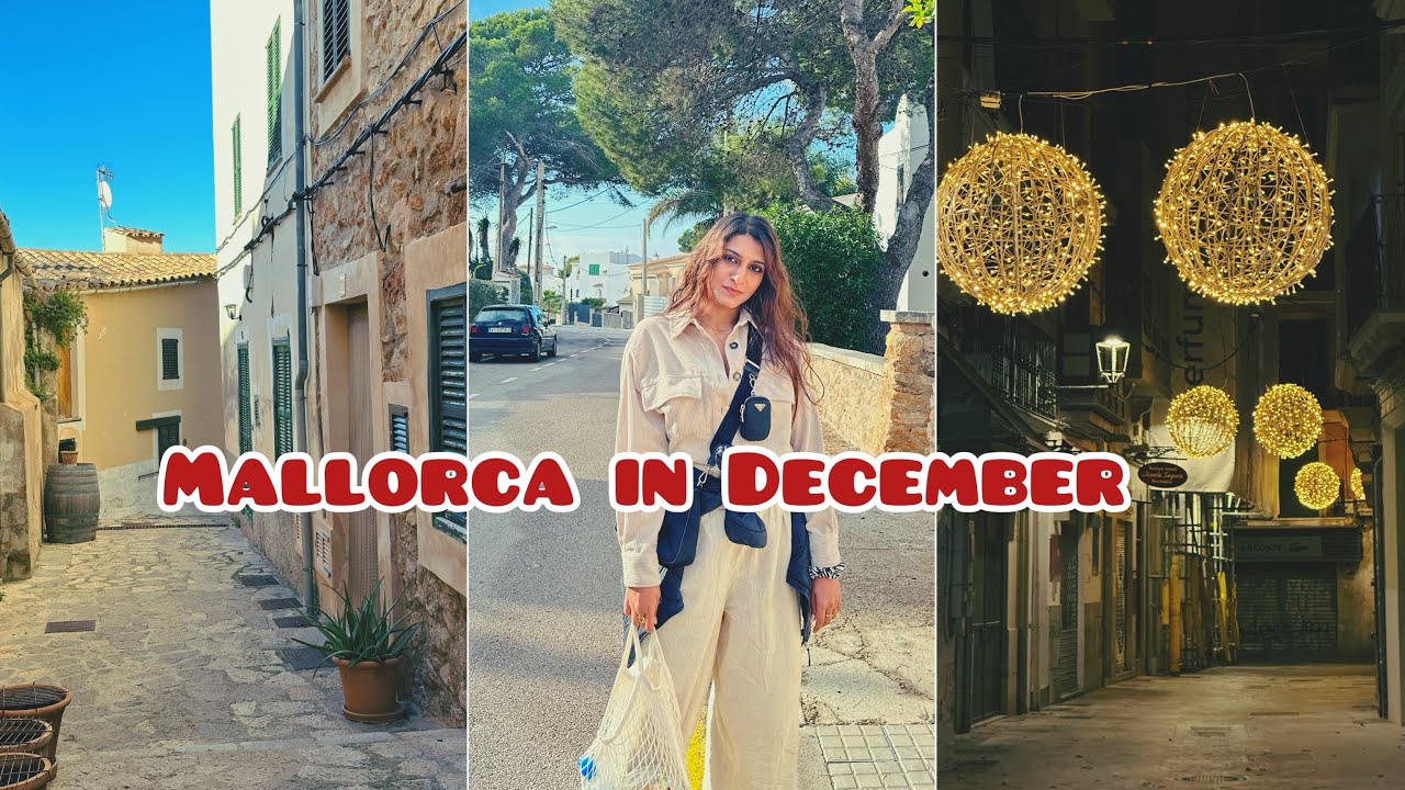 Guided tour of Mallorca in December | Personal Vlog 🐚🏝️🌊 #mallorca #travelspain