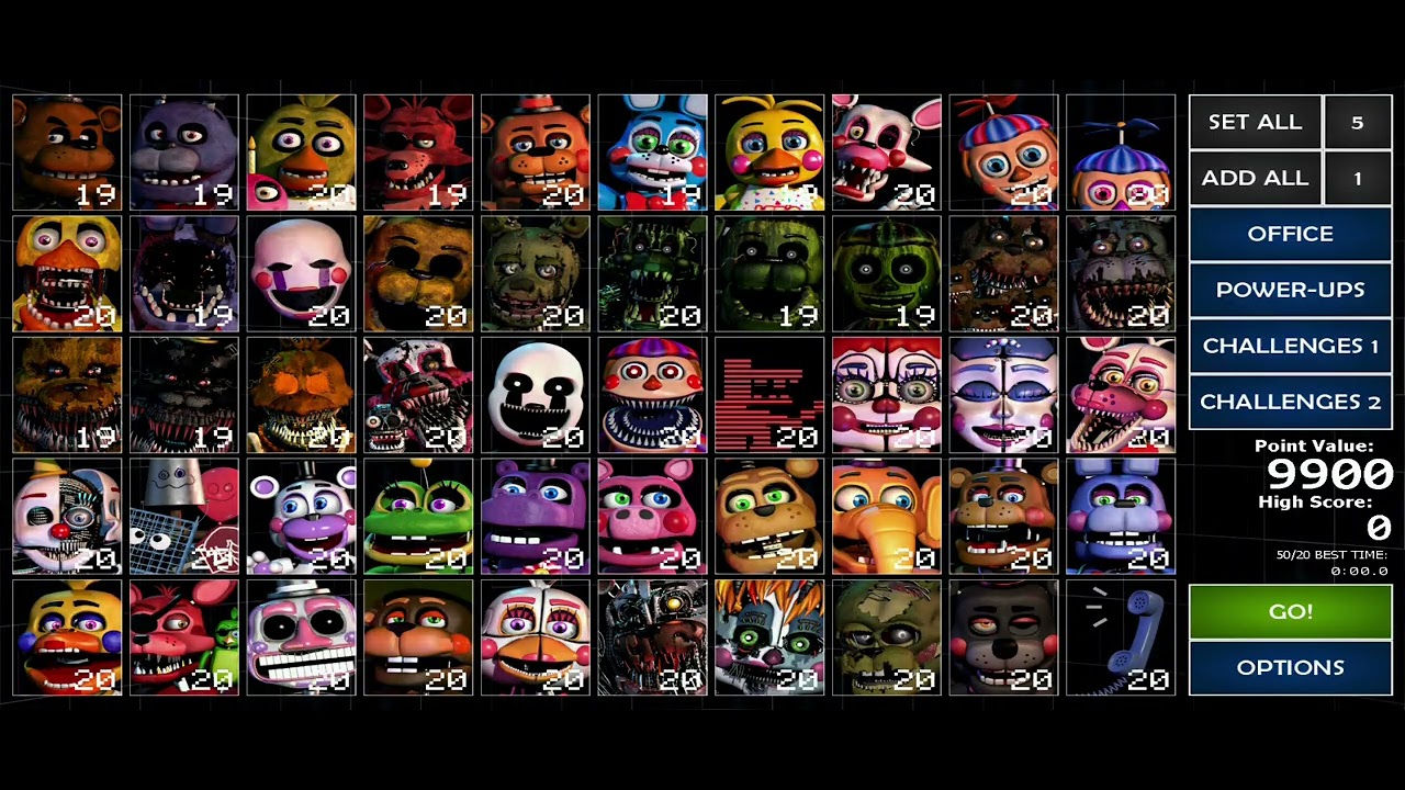 PLAYING  ultimate custom night for the second time (gone wrong) 