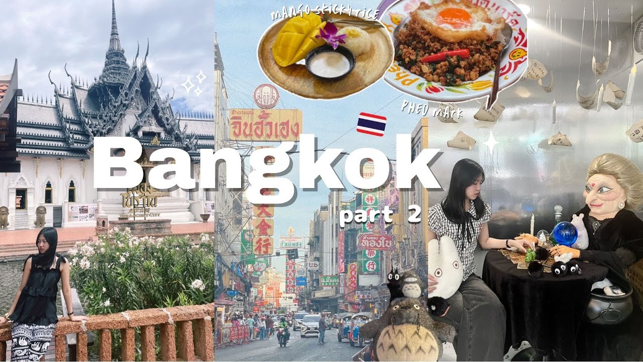 Bangkok vlog; exploring exhibition, trying night market, visiting museum and acient city, etcs..