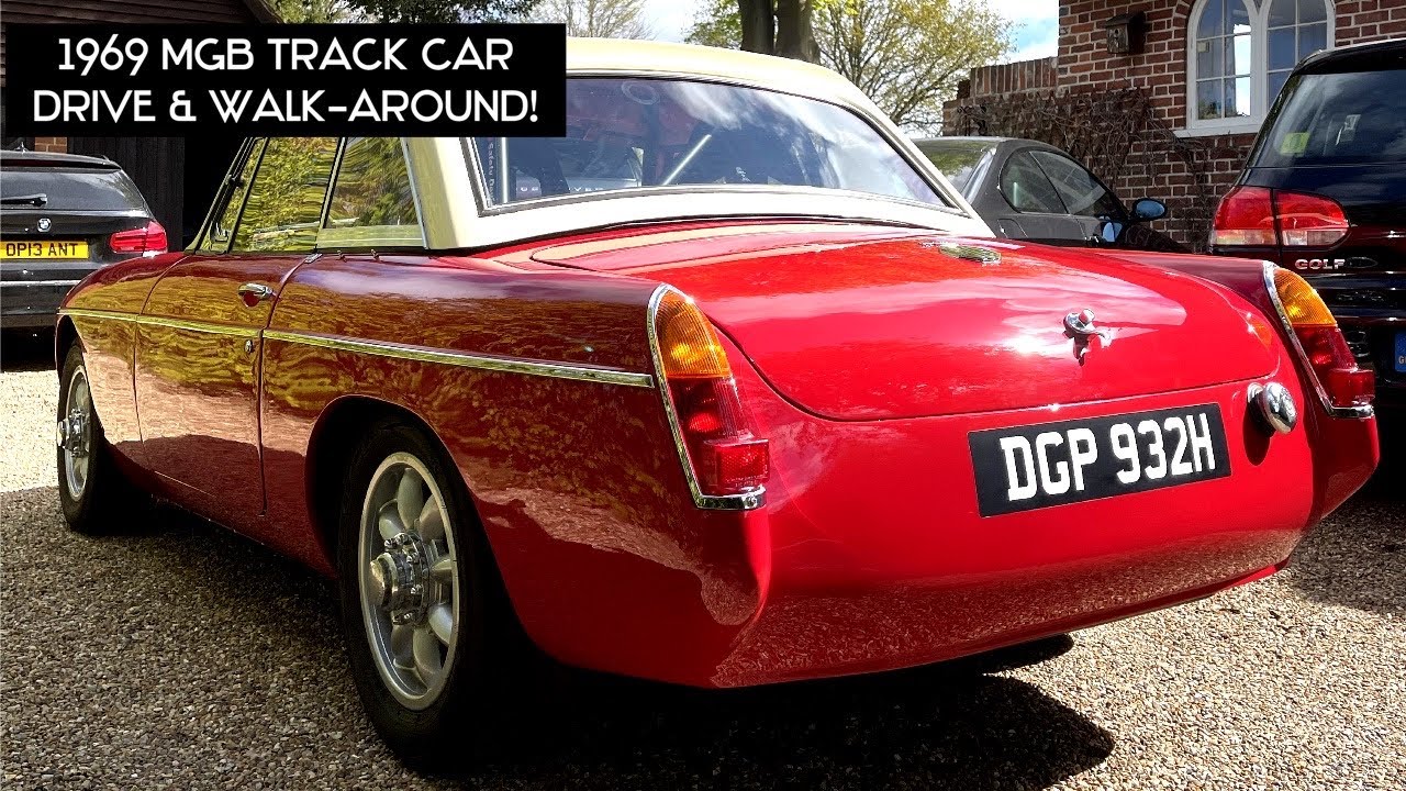 1969 MGB Track car - Fast drive and walk-around!
