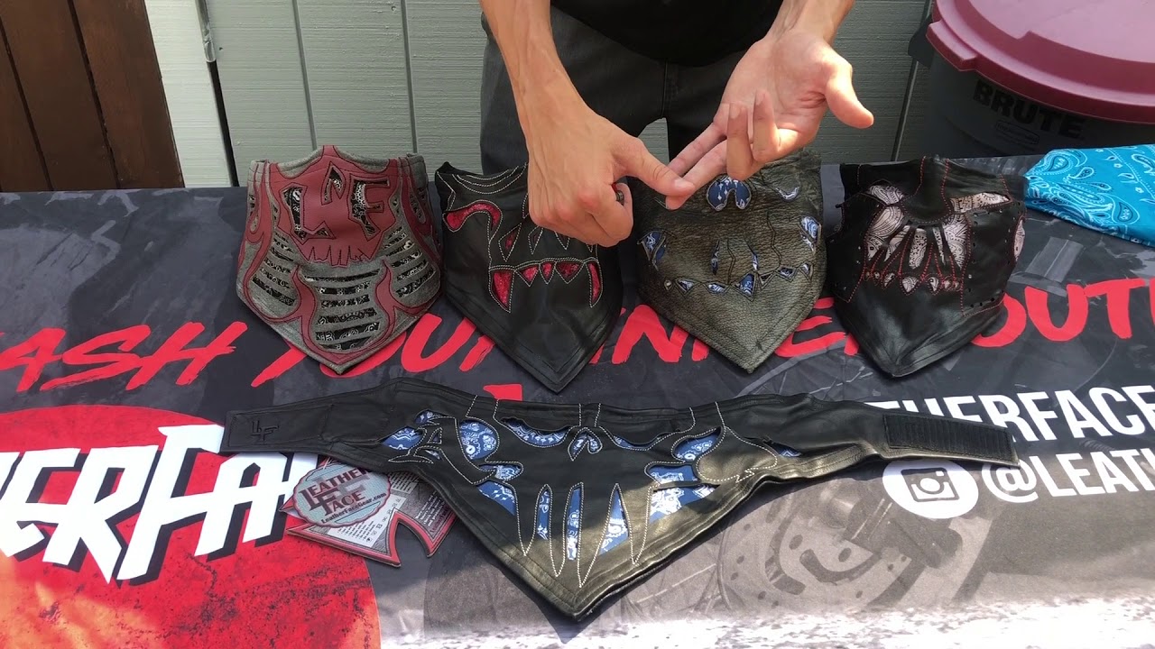 Leather Face Mask Tutorial 2018 | Leather Face Gear