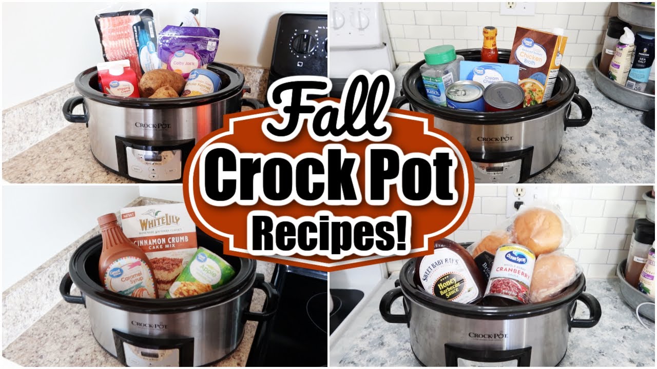 FALL DUMP AND GO CROCK POT RECIPES \ EASY SLOW COOKER MEALS ON A BUDGET! \ KELLY'S KORNER