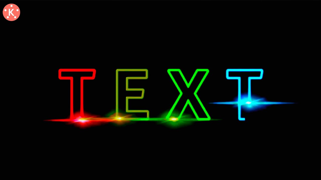 How To Make Light  Text Animation Intro In Kinemaster || Lightning Text Intro In Kinemaster