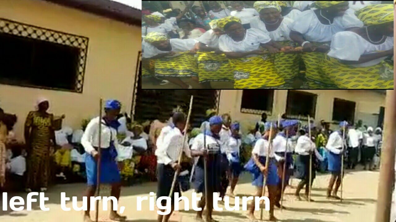 Presbyterain church day in Cameroon/ YP parade / CWF women oyeeeee
