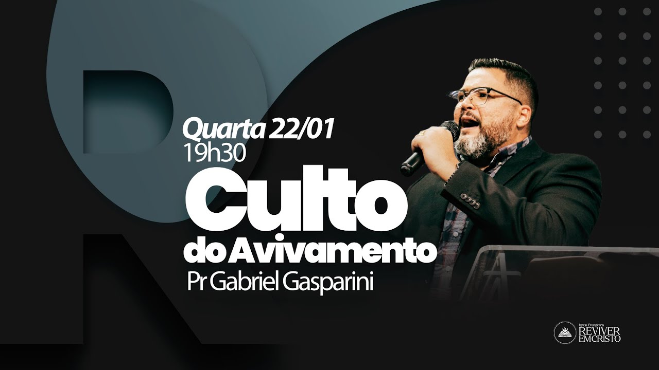 CULTO DO AVIVAMENTO | PR GABRIEL GASPARINI | REC ALAGOAS | 22/01/2025
