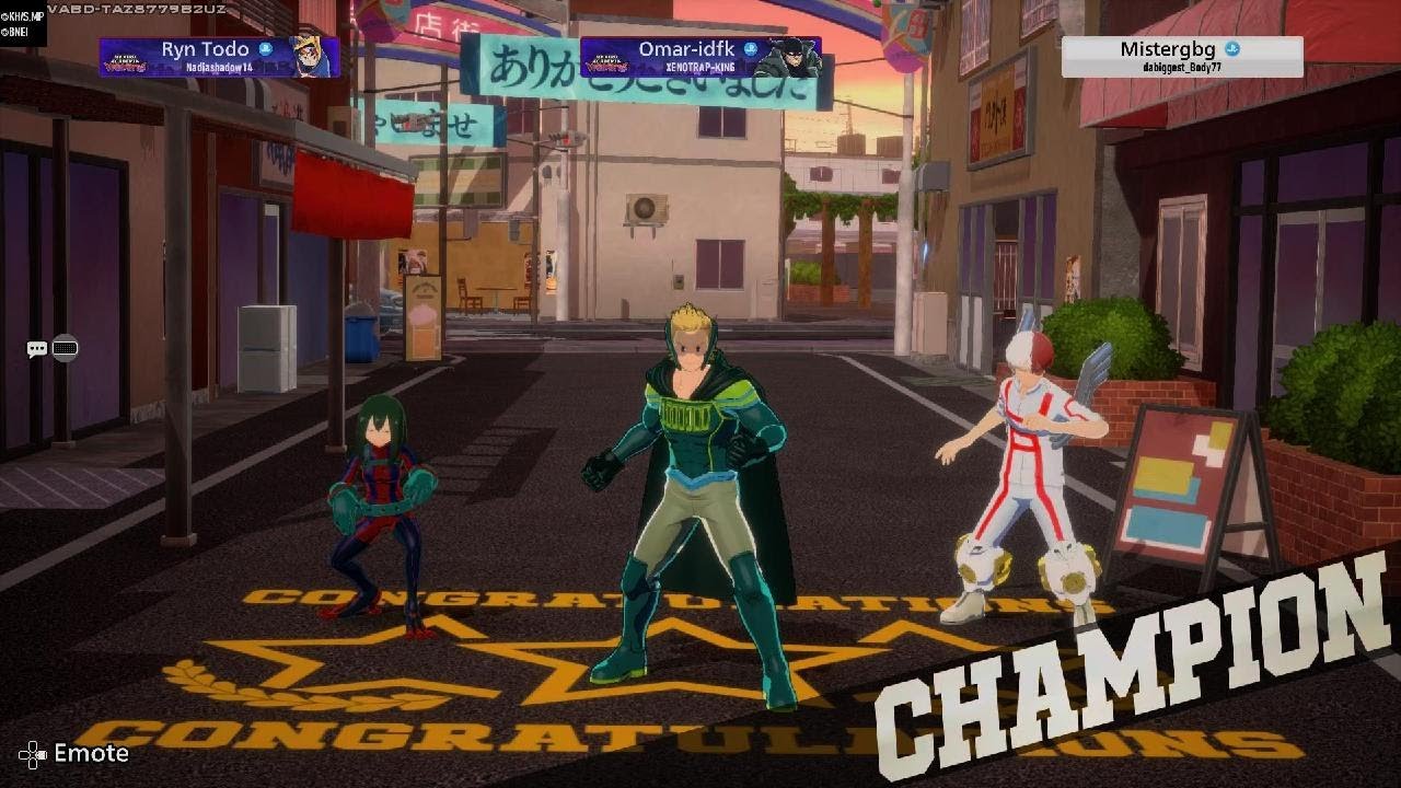 My hero ultra rumble : GAMEPLAY LEMILLION 🪞(Mirio Togata/no mic)