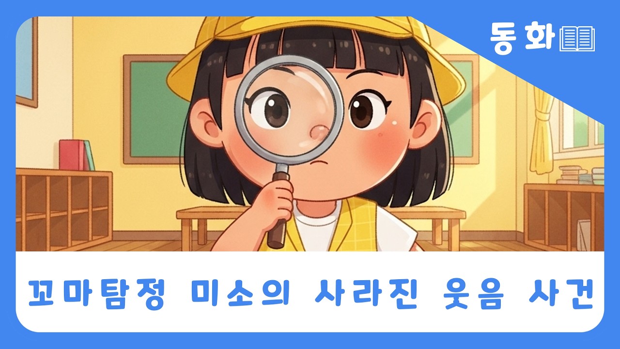 [동동이의세상 | 동화📚] “꼬마 탐정의 사라진 웃음 사건”🕵️‍♀️🔍 #동요 #동화 #동동이의세상 #창작동화 #창작동요 #어린이동요 #어린이동화 #동화읽기 #동화애니메이션