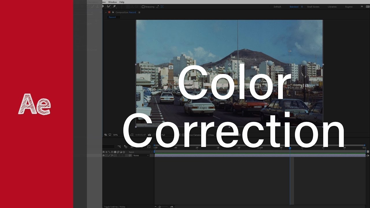 After Effects Color Correction effects #4 (rus)