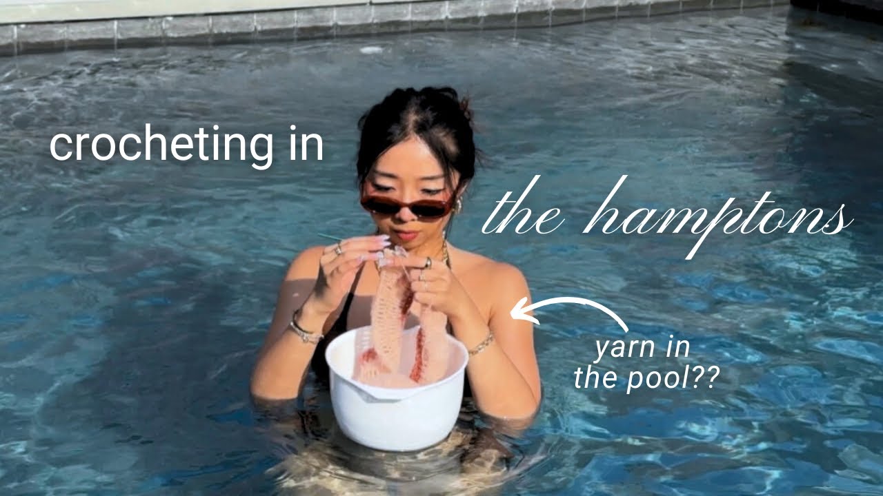 what i crocheted in the hamptons (with steve madden!)