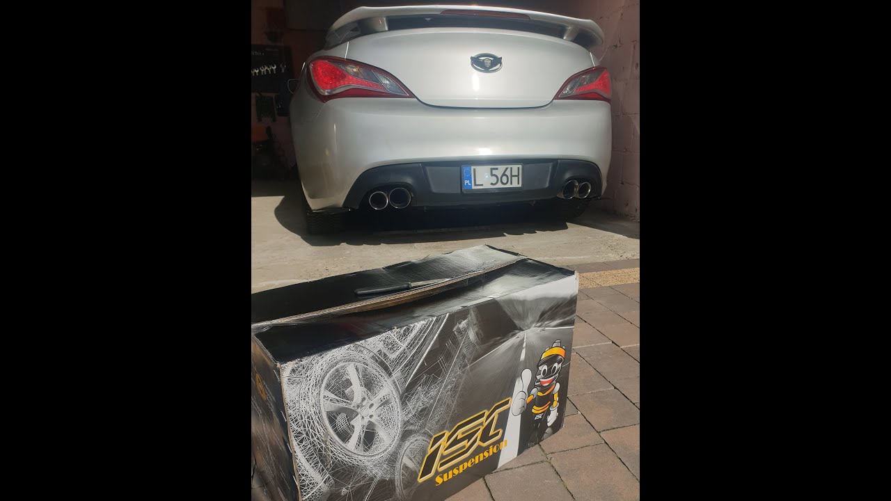 Hyundai Genesis Coupe ISC N1 Coilovers Install (first time)