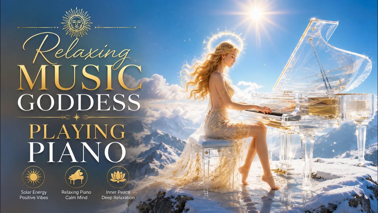 Sun Goddess Piano ☀️ Heavenly Relaxing & Healing Music for Soul | Deep Calm, Focus & Sleep