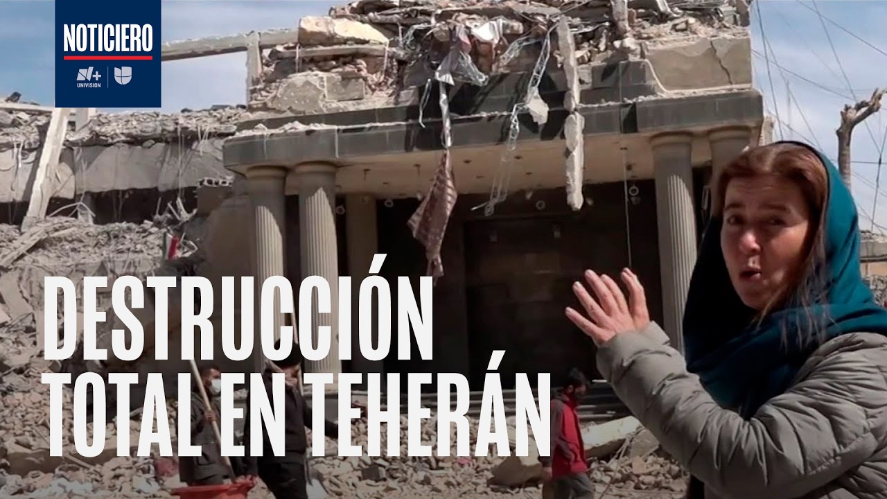 Imágenes de la guerra en Irán: Así se ve la destrucción por ataques en Teherán