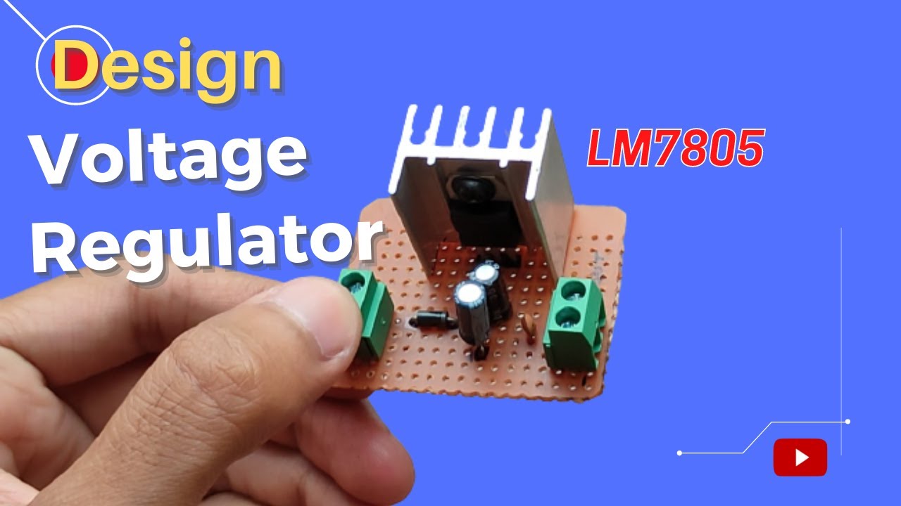 How to make Voltage Regulator with LM7805 |  DIY Power Supply