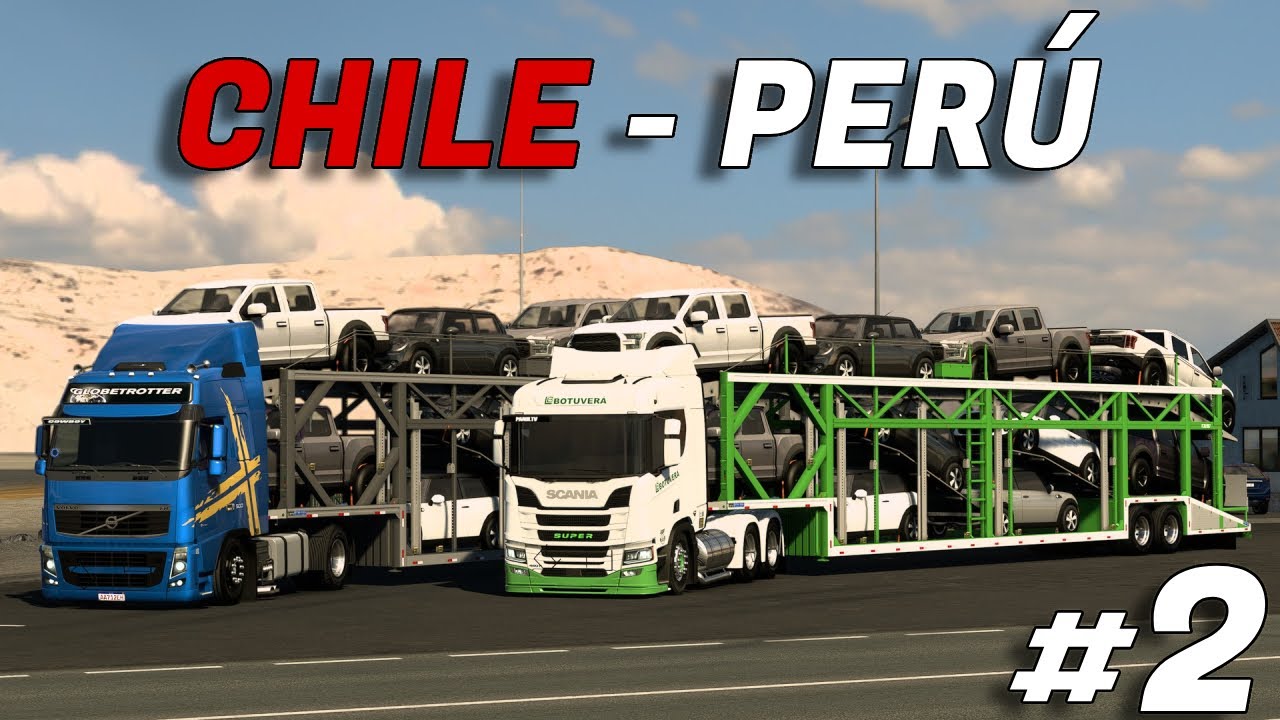 ¡TRASLADAMOS RAPTOR DESDE CHILE A PERÚ! | PARTE #2 | ETS2 | @Paaultv​