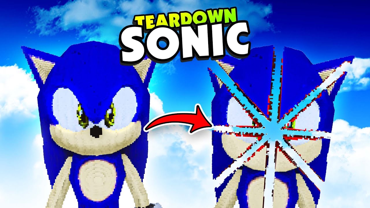 Fully Destructible SONIC in Teardown Mods