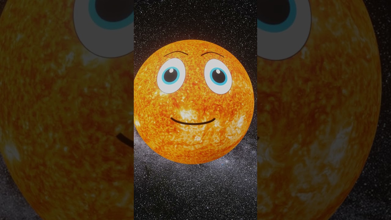 La comparaci&oacute;n del tama&ntilde;o del sol. Planetas para ni&ntilde;os. Comparaci&oacute;n del tama&ntilde;o de la Tierra #shorts