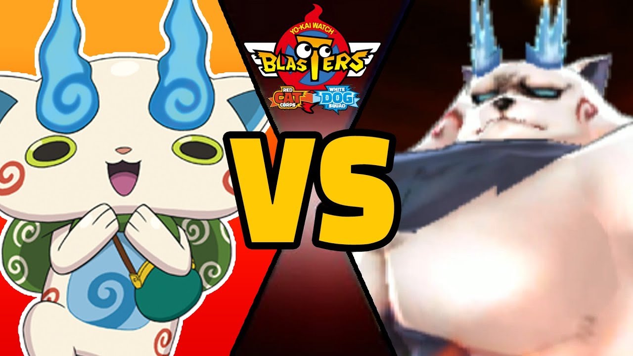 4 KOMASAN vs ULTRA HARDY HOUND CHALLENGE in Yo-kai Watch Blasters (Theme Team)
