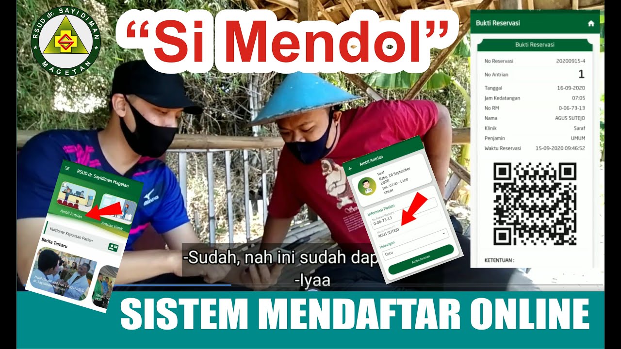 Si Mendol ( Sistem Mendaftar Online ) RSUD Dr. Sayidiman Magetan