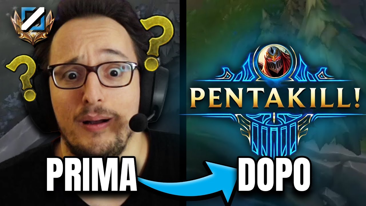 ZED: PENTAKILL CON L’ESPLODI BUILD ANCHE SE NON LO SO GIOCARE - Scalata MID