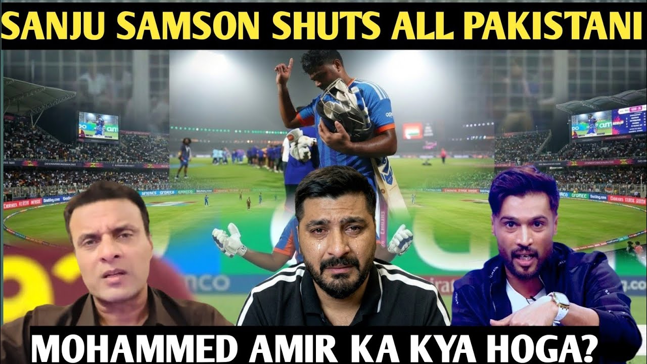 SANJU SAMSON Sab Pakistanio ko Chup Kara  Diya - Mohammed Amir Ka Kya Hoga? 