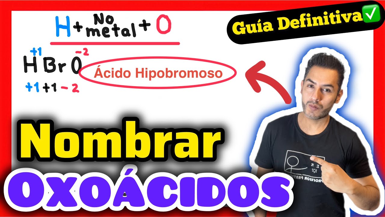 ✅OXOÁCIDOS Nomenclatura TRADICIONAL |𝐃𝐞 𝐜𝐞𝐫𝐨 𝐚 𝐄𝐱𝐩𝐞𝐫𝐭𝐨💯| Química
