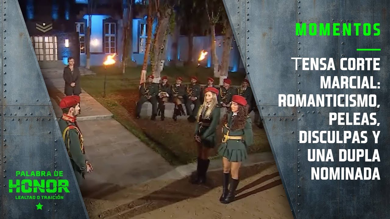 Tensa Corte Marcial: romanticismo, peleas, disculpas y una polémica dupla nominada | Canal 13