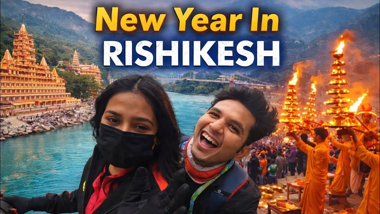 New Year Rishikesh Mein 😍 | Ganga Aarti & Full Vibes | Pramod Rawat