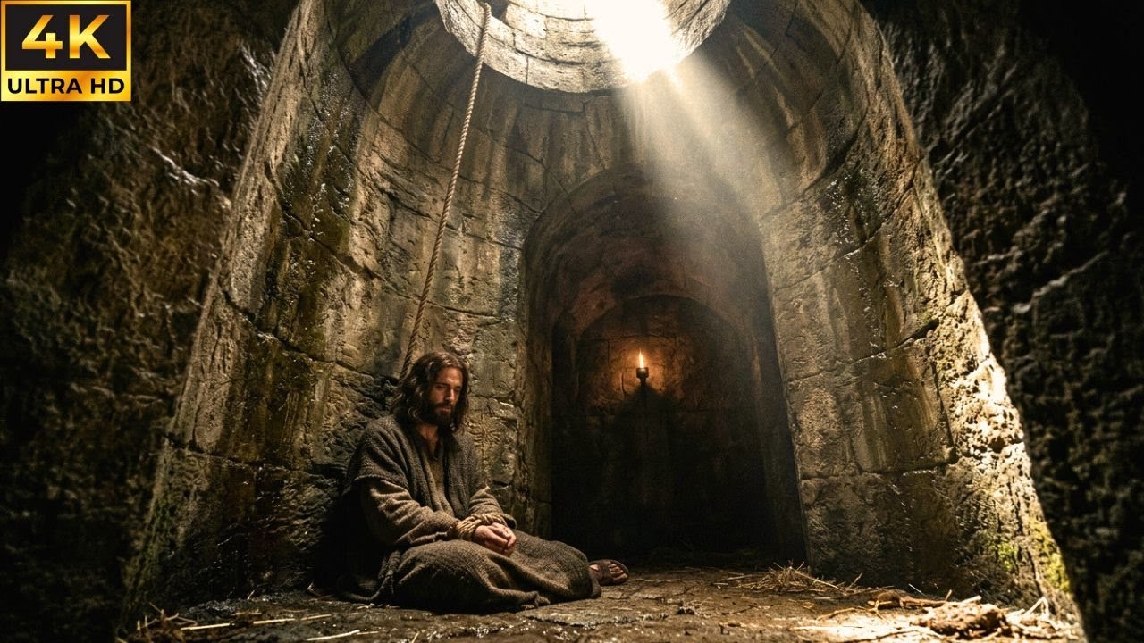 CUM ERA ÎNCHISOAREA UNDE IISUS A PETRECUT ULTIMA NOAPTE: Temnița lui Caiafa din interior.