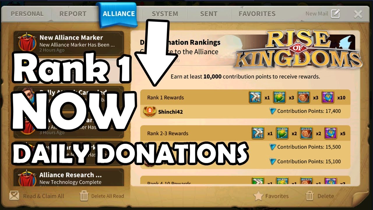 Alliance Donation Rankings 1 Tips and Tricks + 60 Edward Spins | Rise of Kingdom's