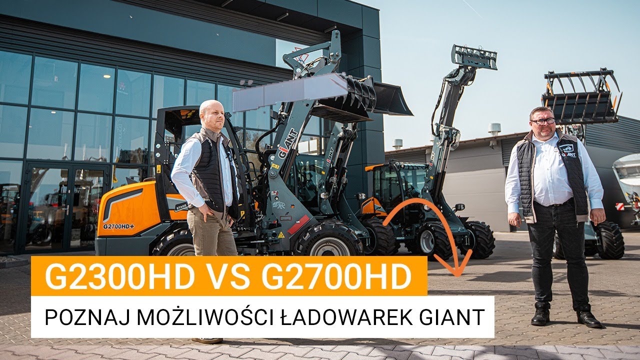 GIANT G2300HD vs G2700HD - która miniładowarka sprosta Twoim wymaganiom?