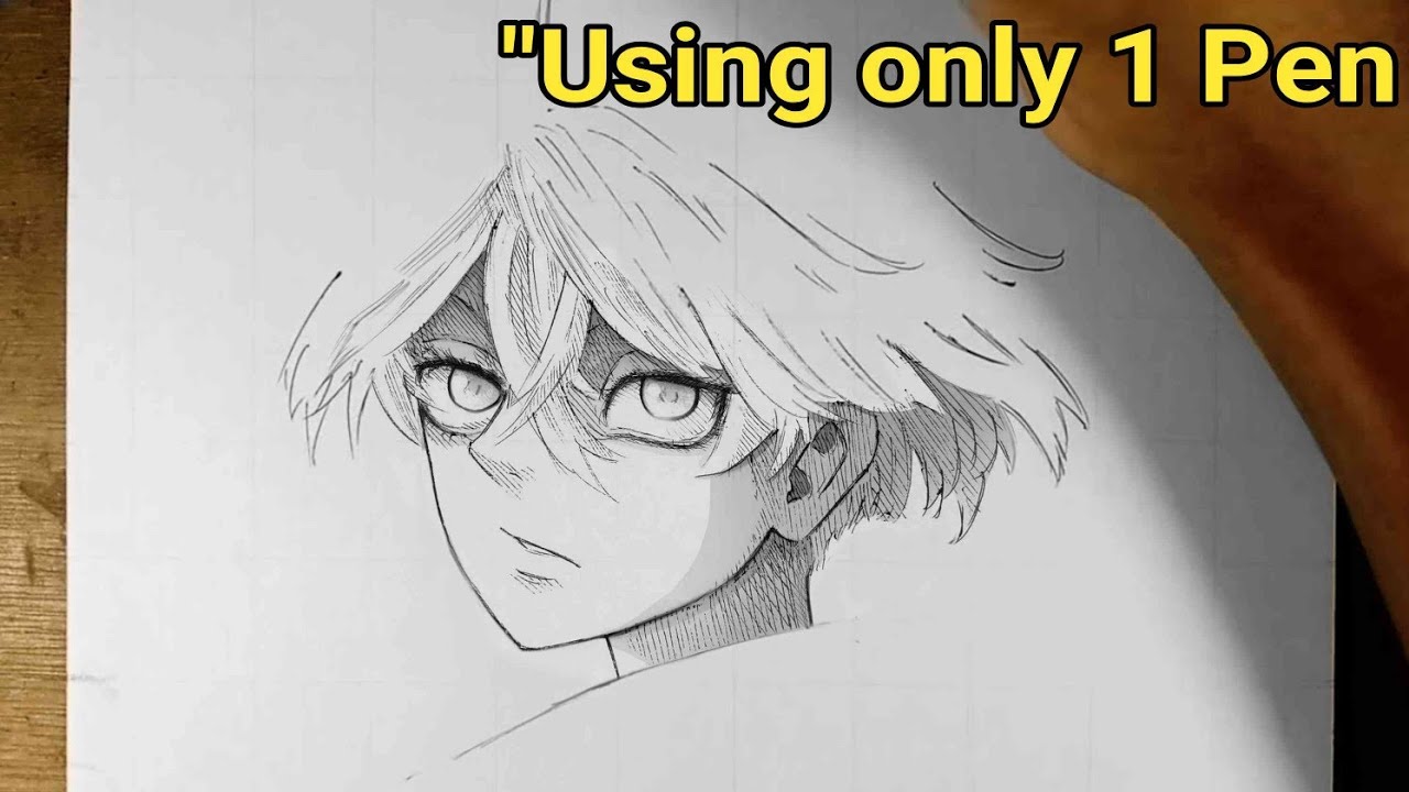 How to draw KAWARAGI SENJU from TOKYO REVENGERS Easy