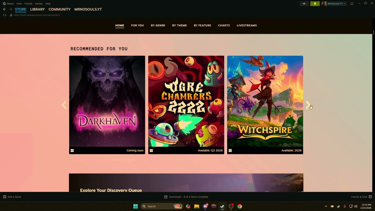 I take a look at Steam: Next Fest & talk about the state of game sales.