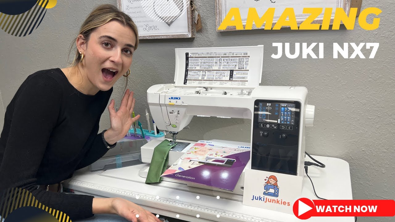 ОБЗОР JUKI NX7! ЛУЧШАЯ ШВЕЙНАЯ МАШИНА?